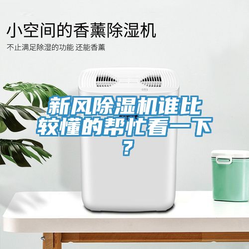 新風(fēng)除濕機(jī)誰比較懂的幫忙看一下？