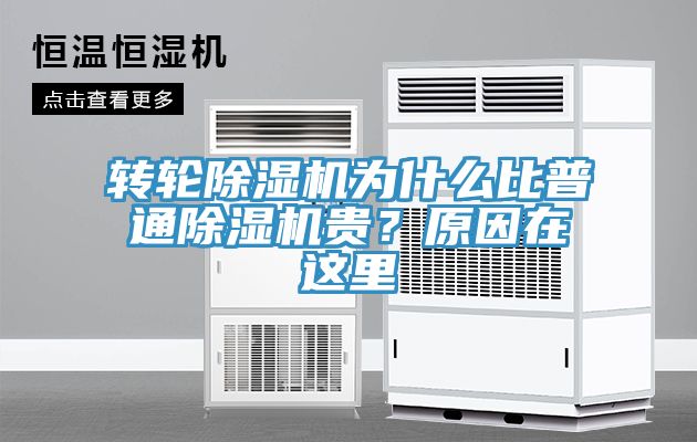 轉輪除濕機為什么比普通除濕機貴？原因在這里