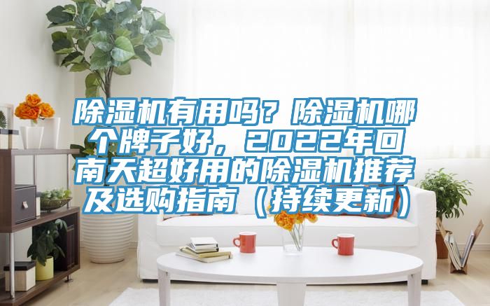 除濕機(jī)有用嗎？除濕機(jī)哪個(gè)牌子好，2022年回南天超好用的除濕機(jī)推薦及選購(gòu)指南（持續(xù)更新）